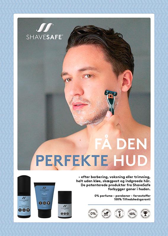 Poster Man 50x70cm - ShaveSafe