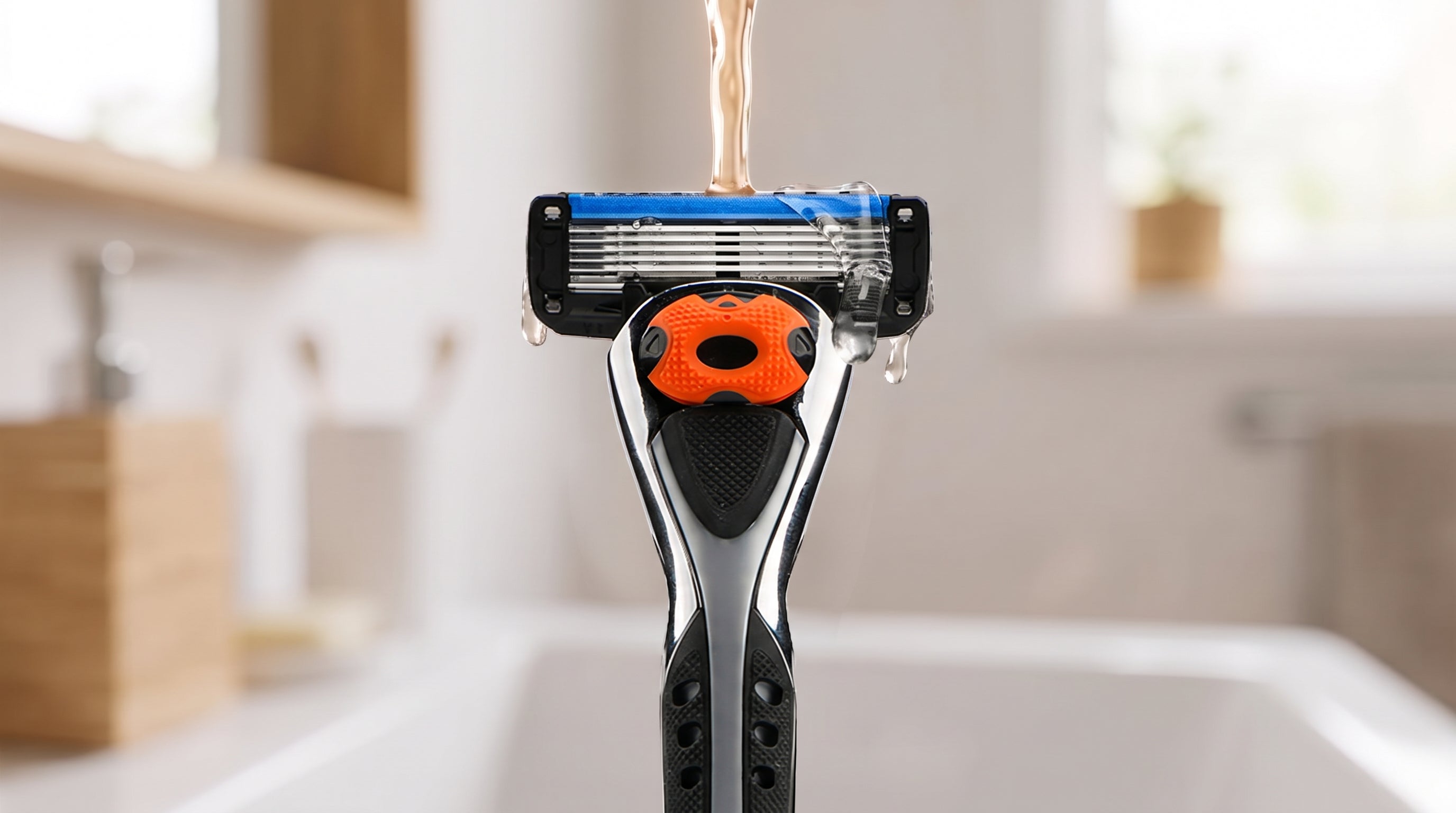 Barbergel mod skaegpest fra ShaveSafe. AI-genereret billede.