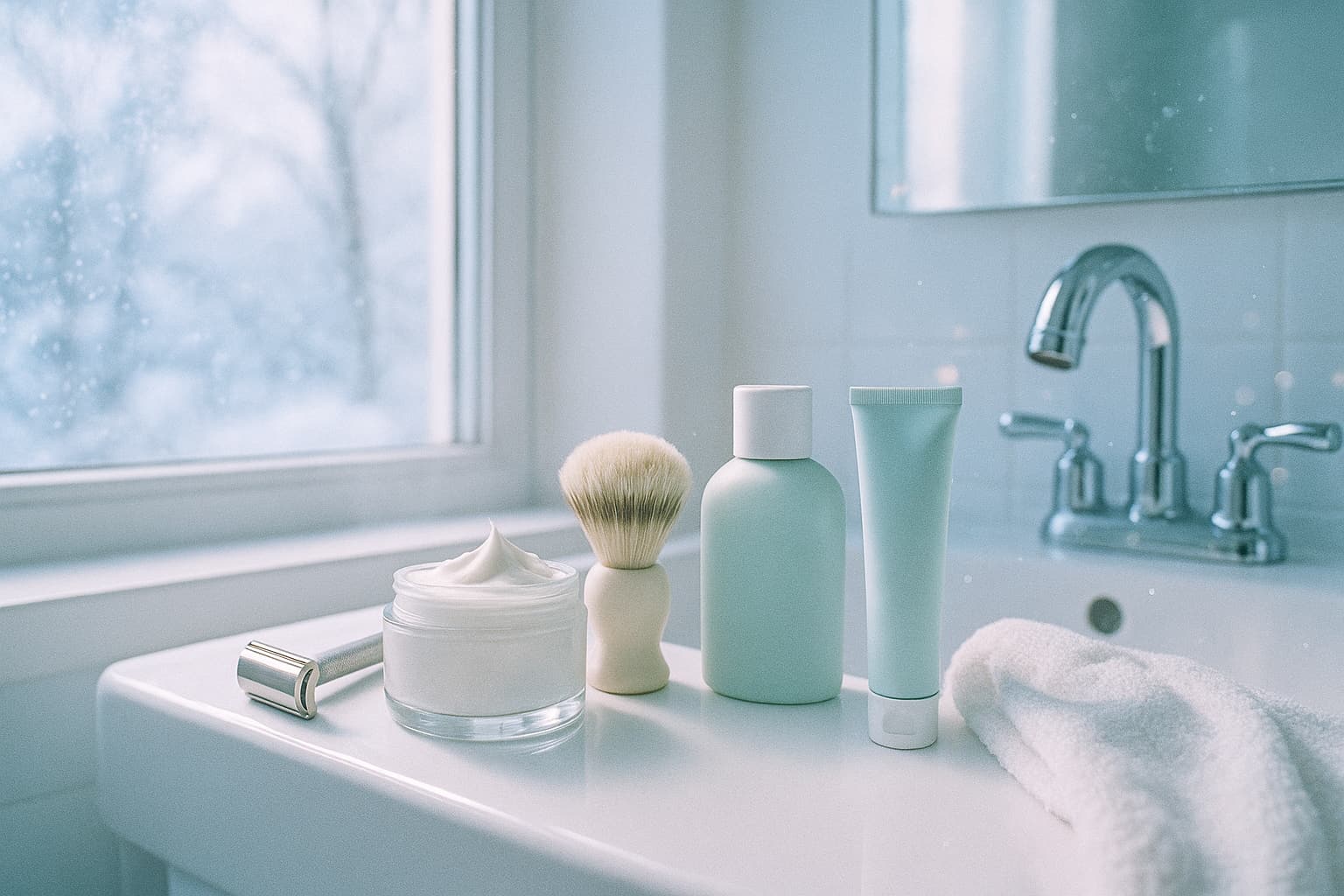 Best shaving routine for dry skin in winter