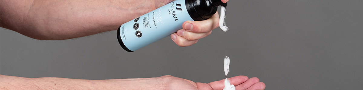 Fragrance-free shaving foam