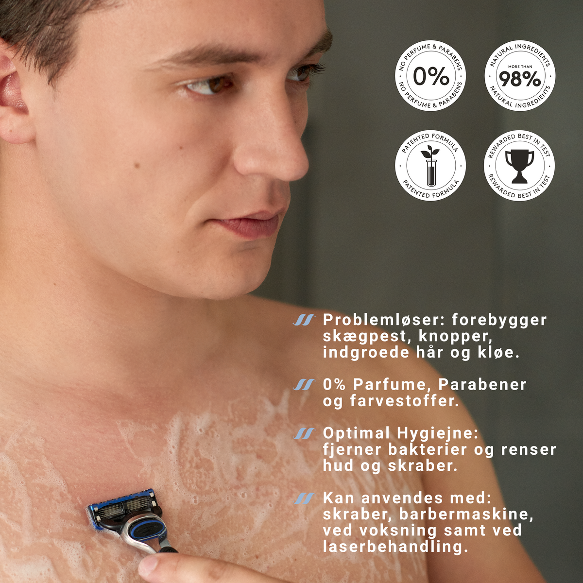 THE ULTIMATE SHAVING KIT MAN